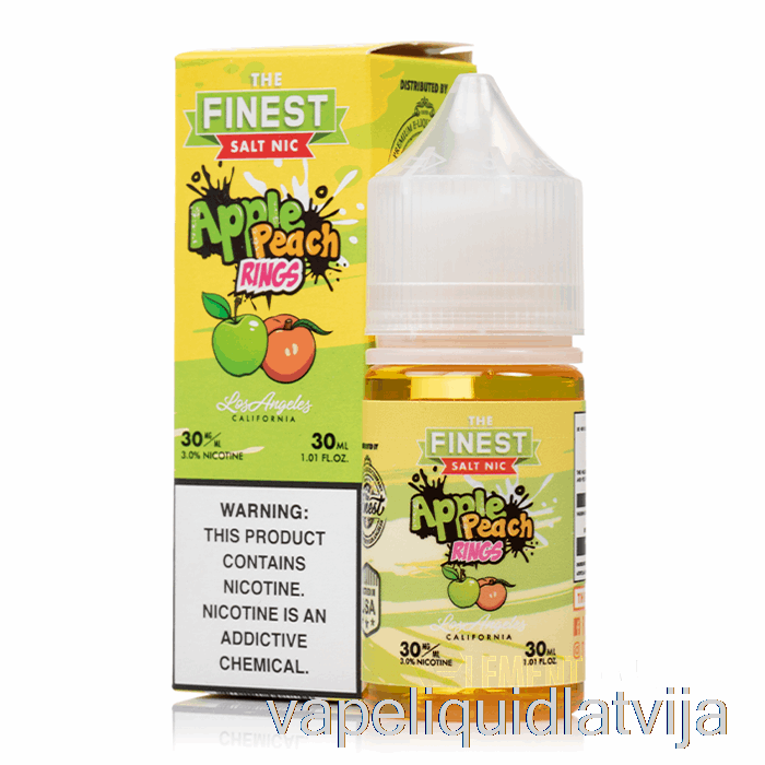 ābolu Persiku Skābie Gredzeni - Labākā Konfekšu Izdevuma Sāls Nic - 30 Ml 50 Mg Vape šķidrums